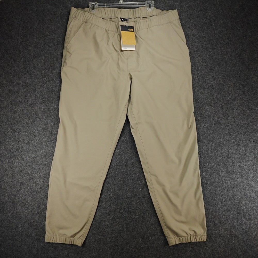 The North Face Womens XXL‎ Beige Jogger Pants Elastic Waist Lightweight NWT